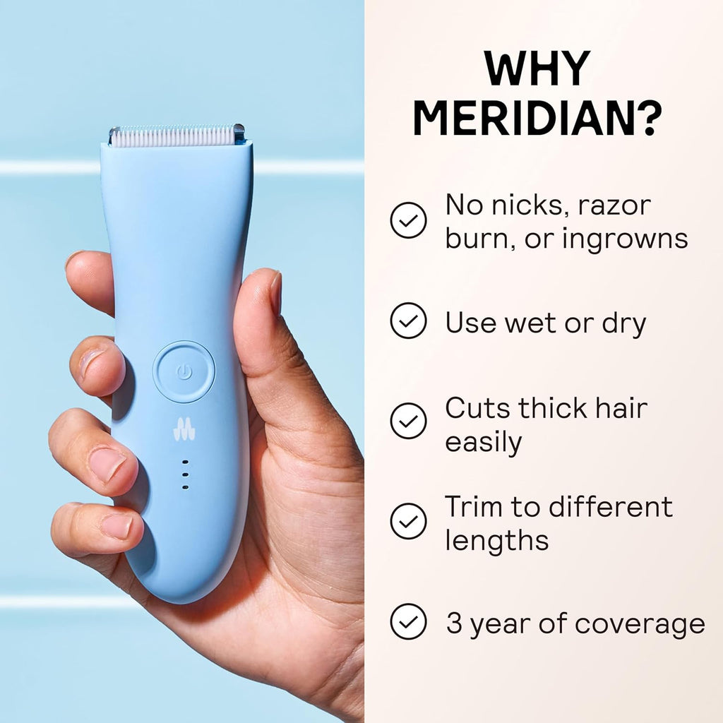 MERIDIAN The Trimmer Original - Recortadora de vello corporal para...