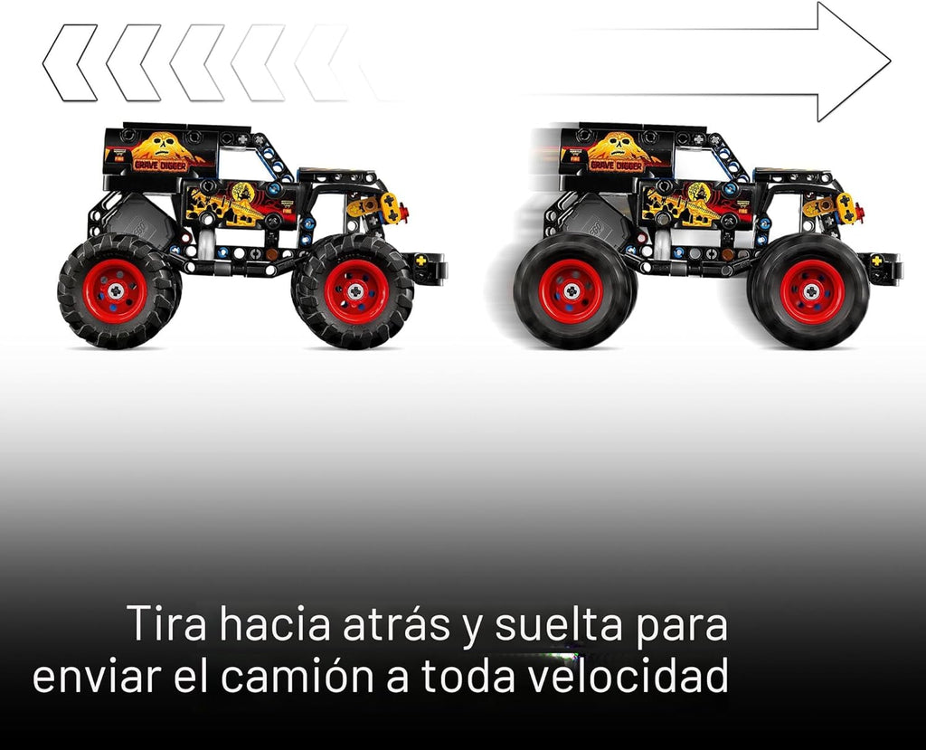 LEGO Technic Monster Jam Grave Digger - Juguete de construcción de...