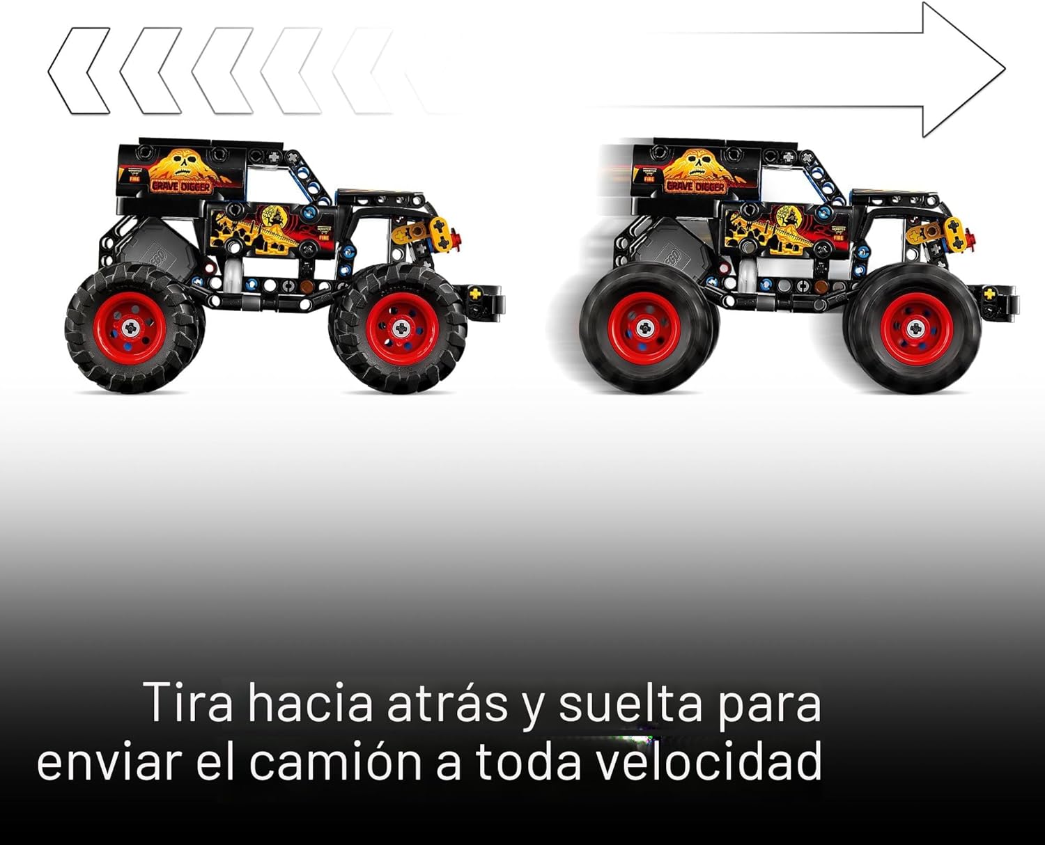 LEGO Technic Monster Jam Grave Digger - Juguete de construcción de...