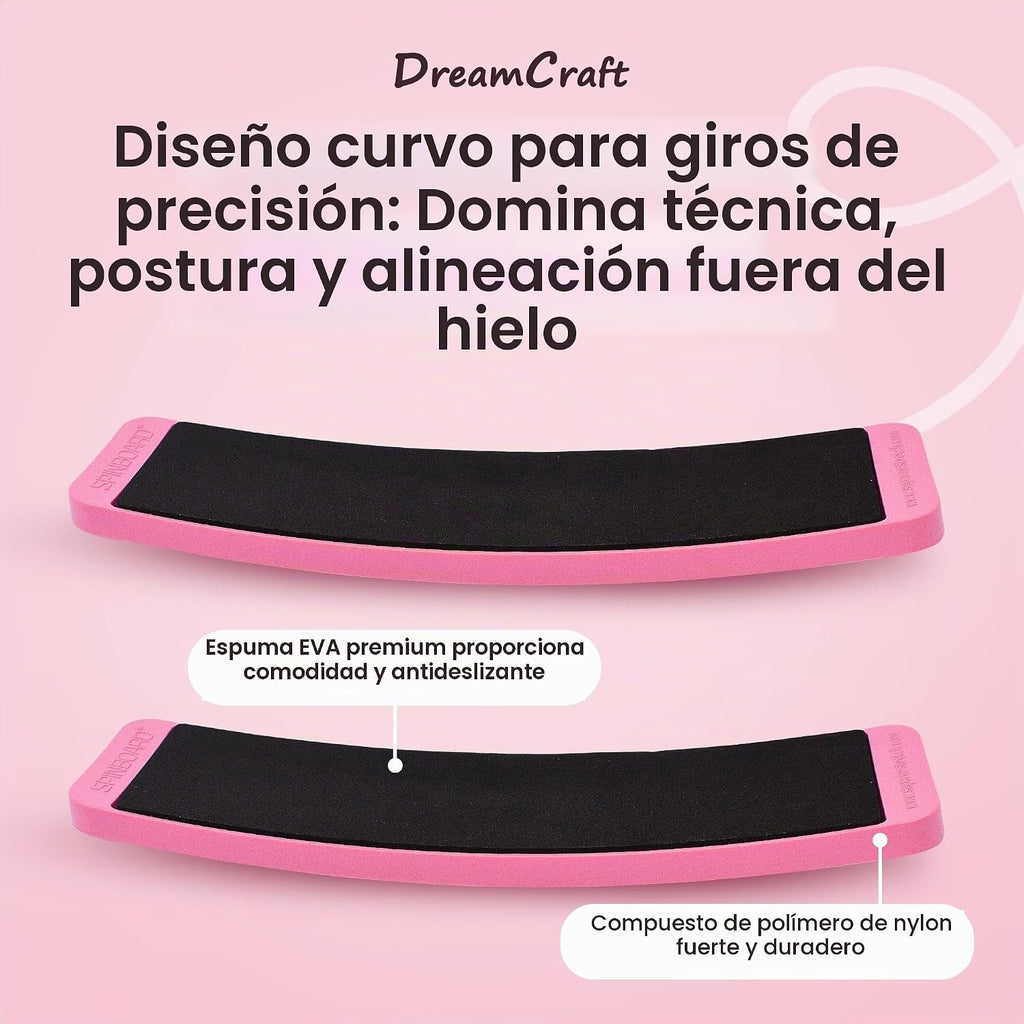 DreamCraft Patín giratorio para patinaje artístico, tabla giratoria...