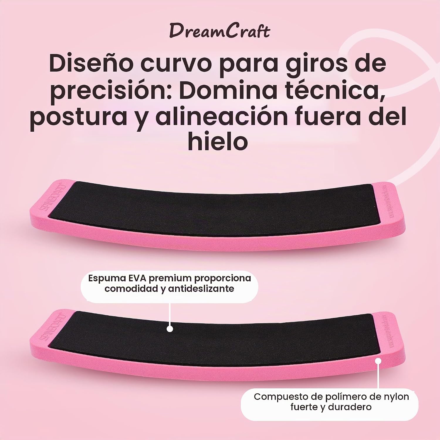 DreamCraft Patín giratorio para patinaje artístico, tabla giratoria...