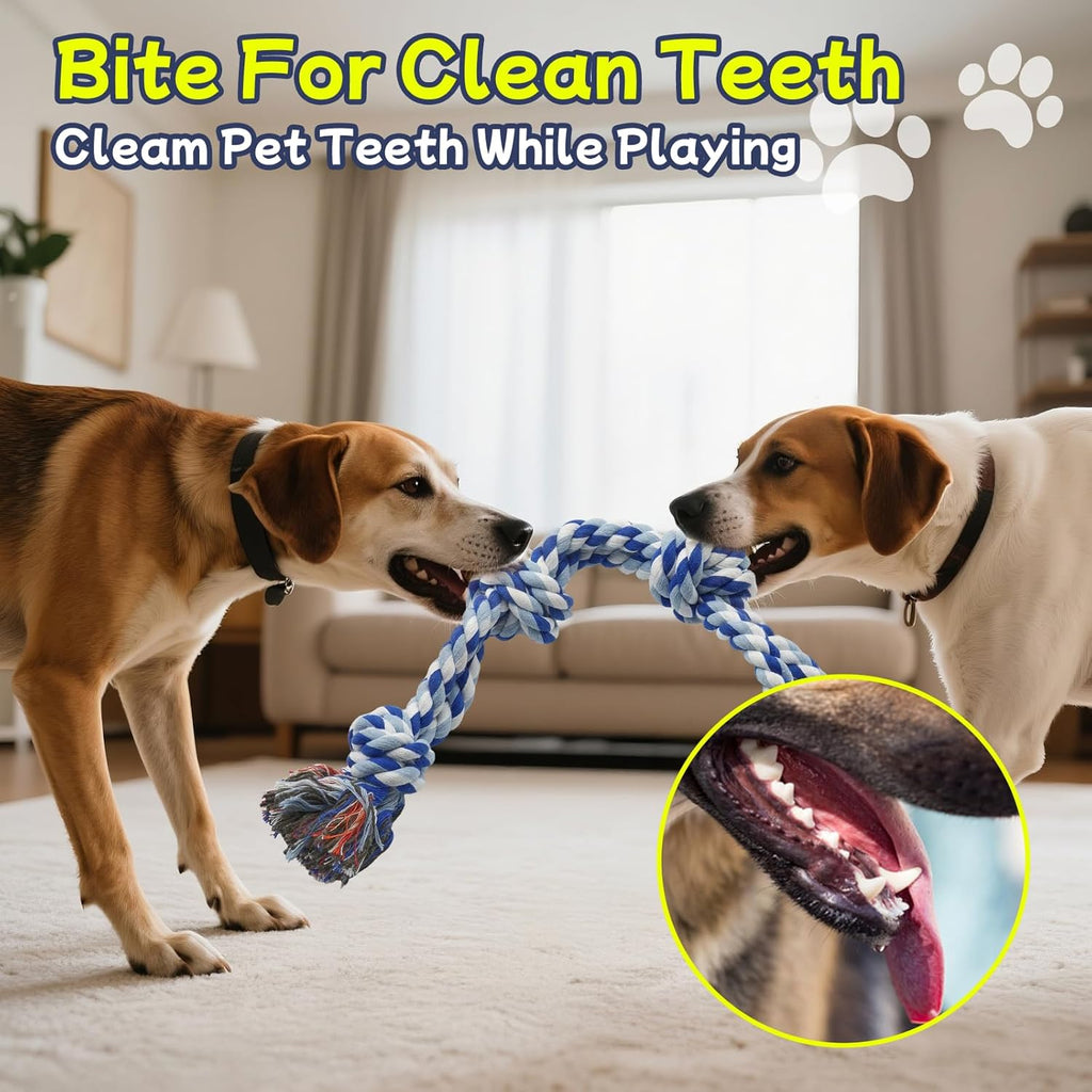 Rocfish Juguetes de cuerda para perros para masticadores agresivos,...
