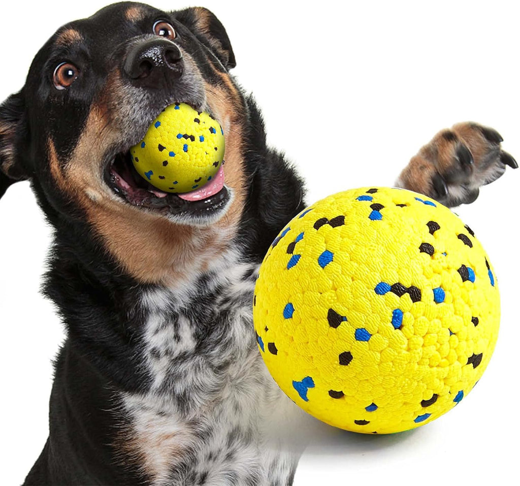 Kimee Pelotas de tenis para perros, juguetes para masticadores agre...