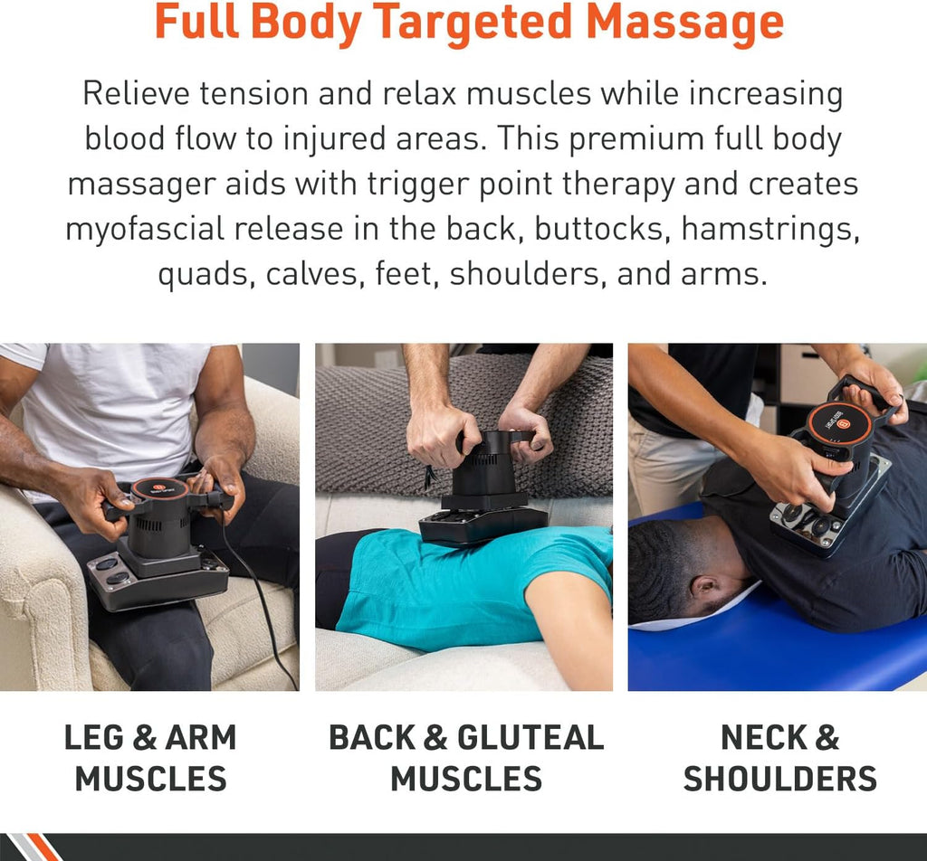 Body Sport Masajeador Profesional de Doble Velocidad Terapéutico y...