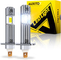 AUXITO Bombillas H1, 600% de brillo, 6500 K, luz blanca diurna, tam...
