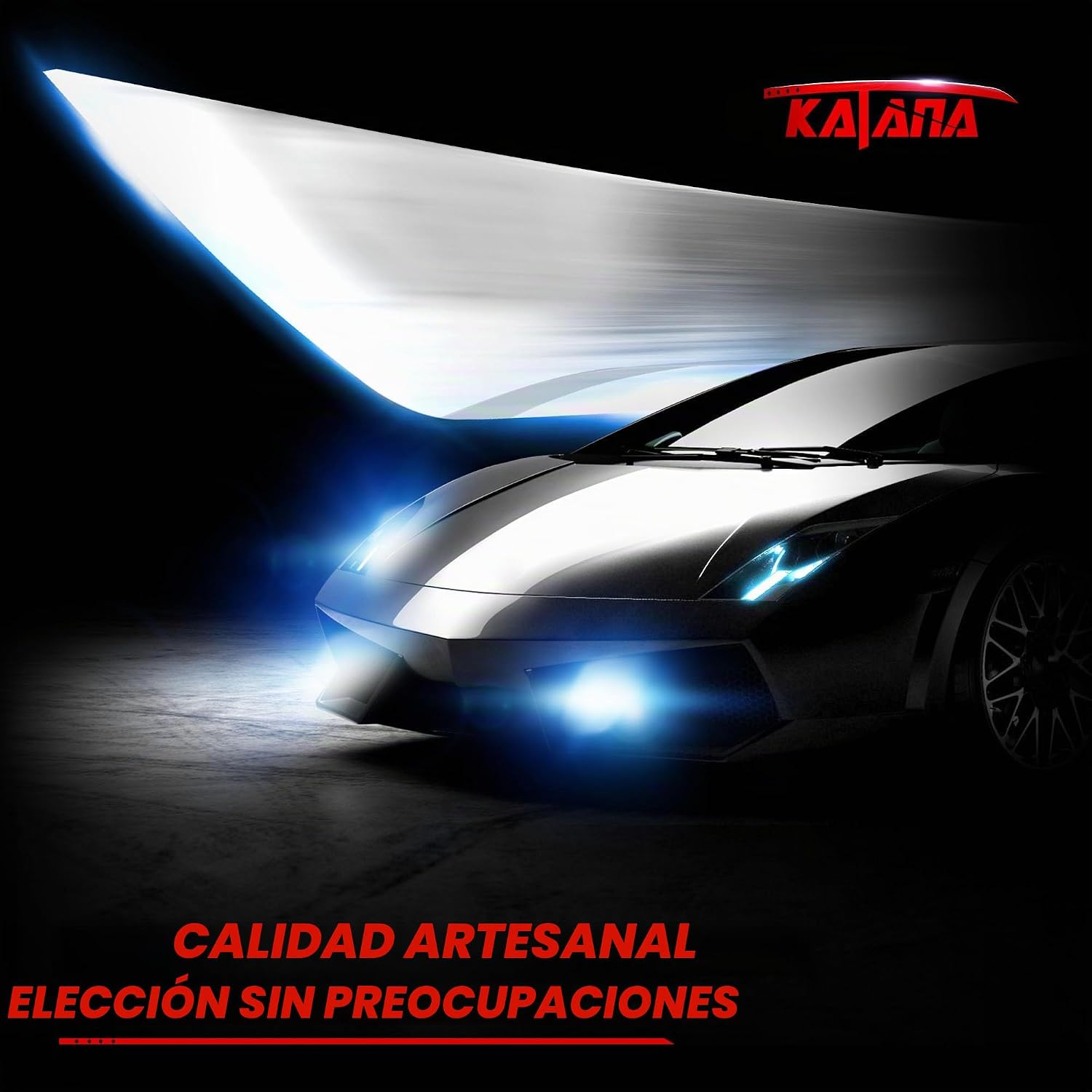 KATANA Bombillas H7, no requiere adaptador, 400% de brillo, 6500 K,...