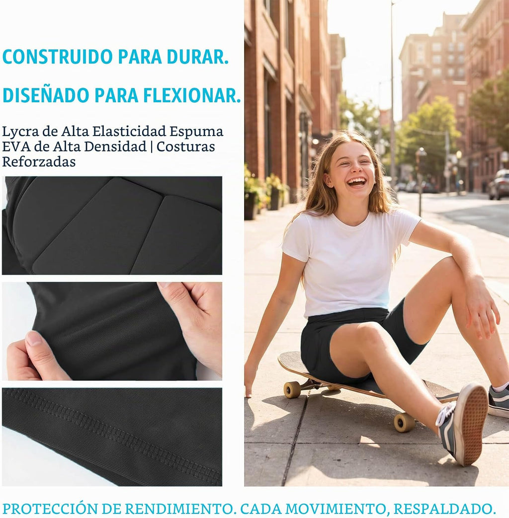 HIPS - Pantalones cortos acolchados para niños, con almohadillas pr...