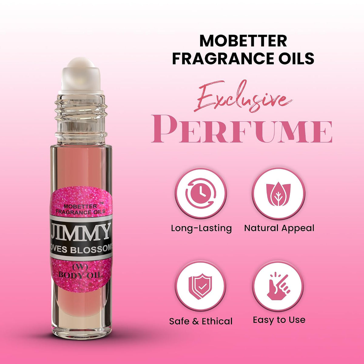 Aceites de Fragancia MOBETTER Jimmy Loves Blossoms Aceite Corporal...