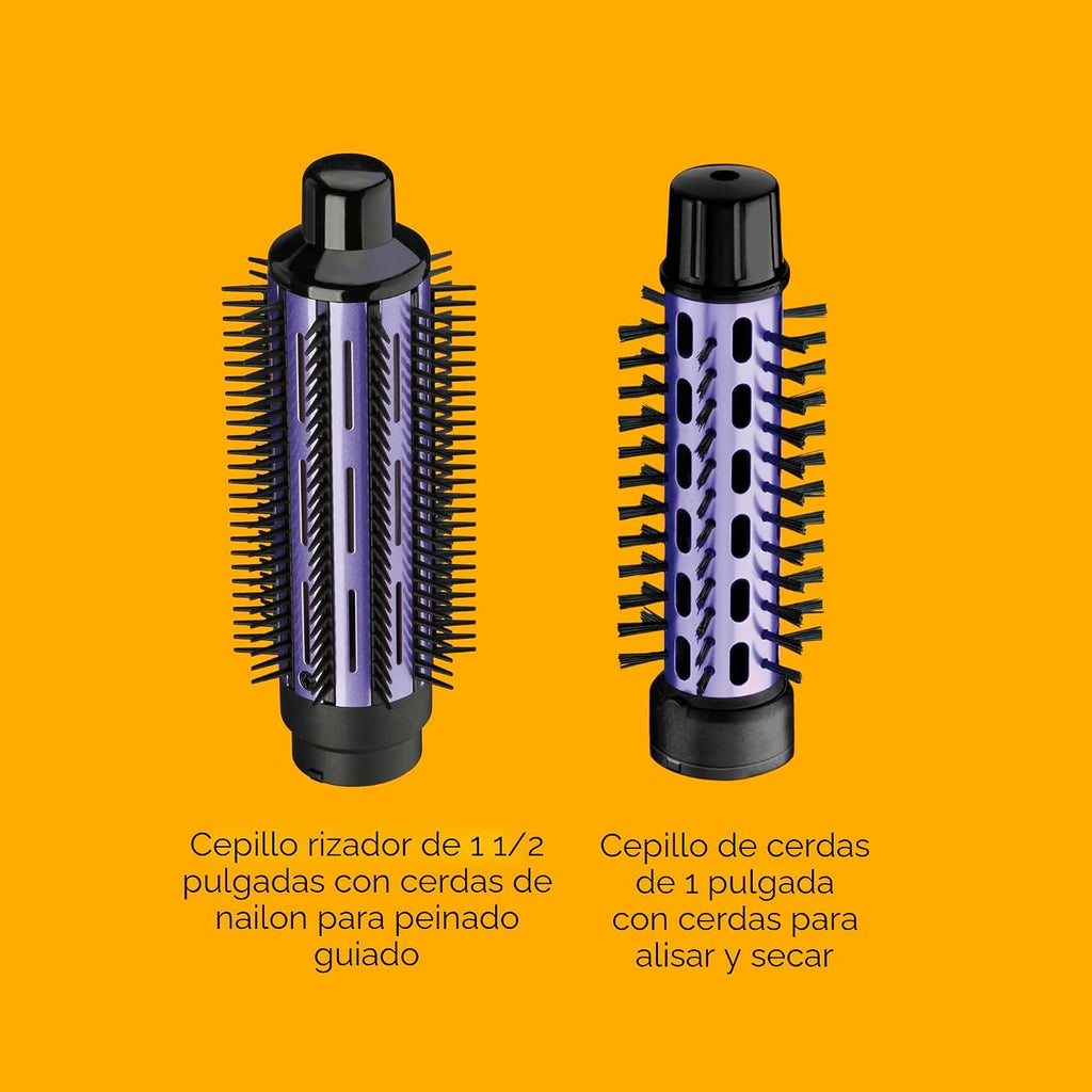 Conair Combo de rizador de aire caliente 2 en 1, incluye cepillo de...