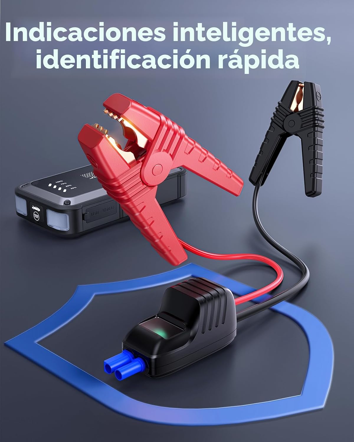 TREKURE Arrancador portátil de batería de automóvil 4000A 16800mAh...