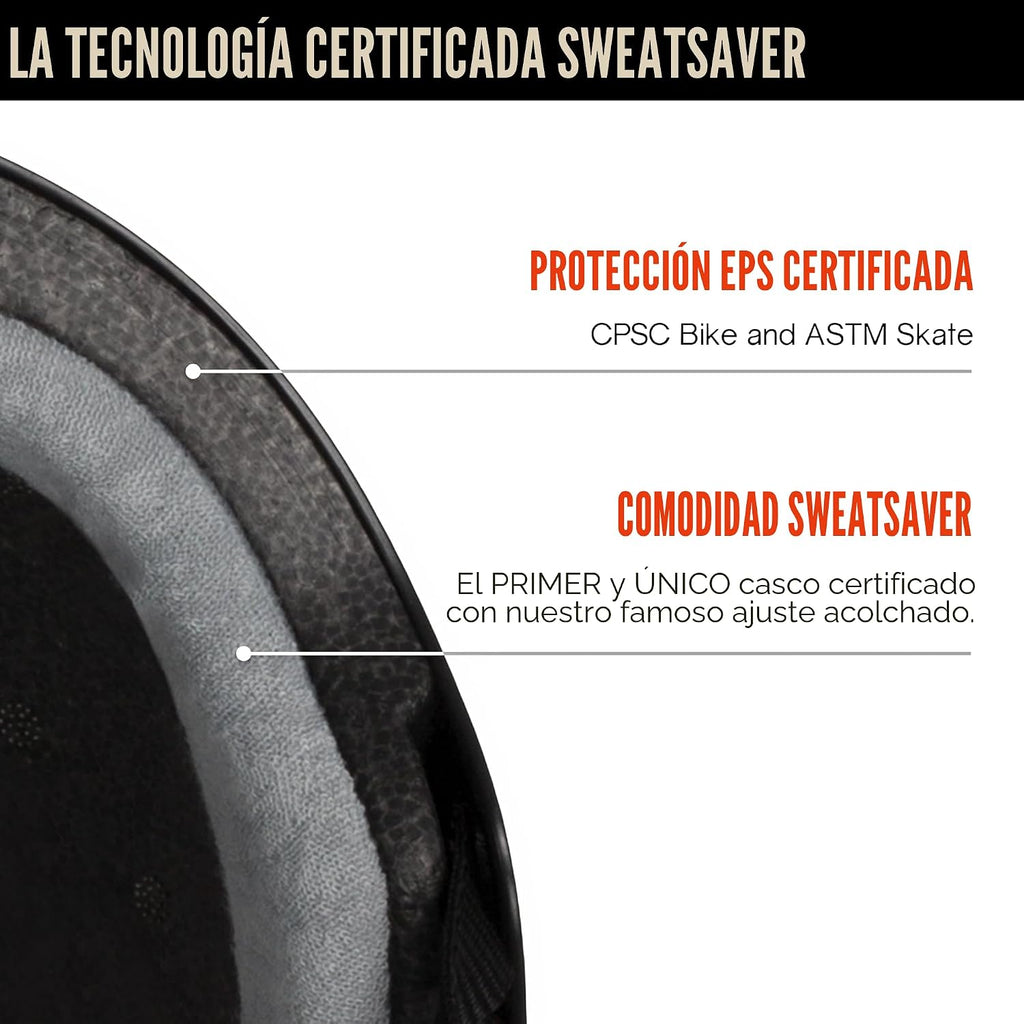 Triple Eight Casco certificado Sweatsaver para patineta, BMX, Rolle...