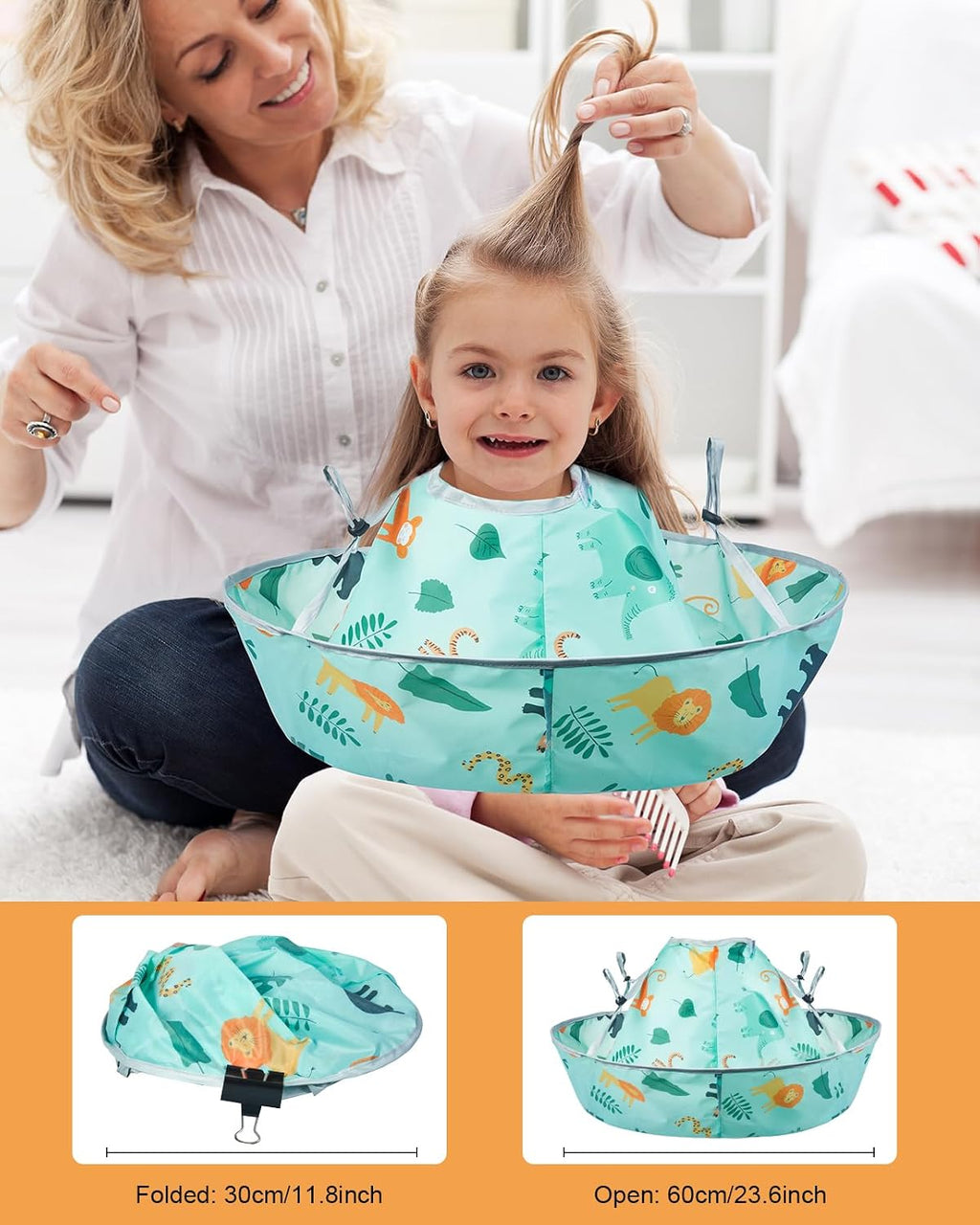 Lictin Capas de corte de pelo para niños \u2013 Capa de corte de pe...