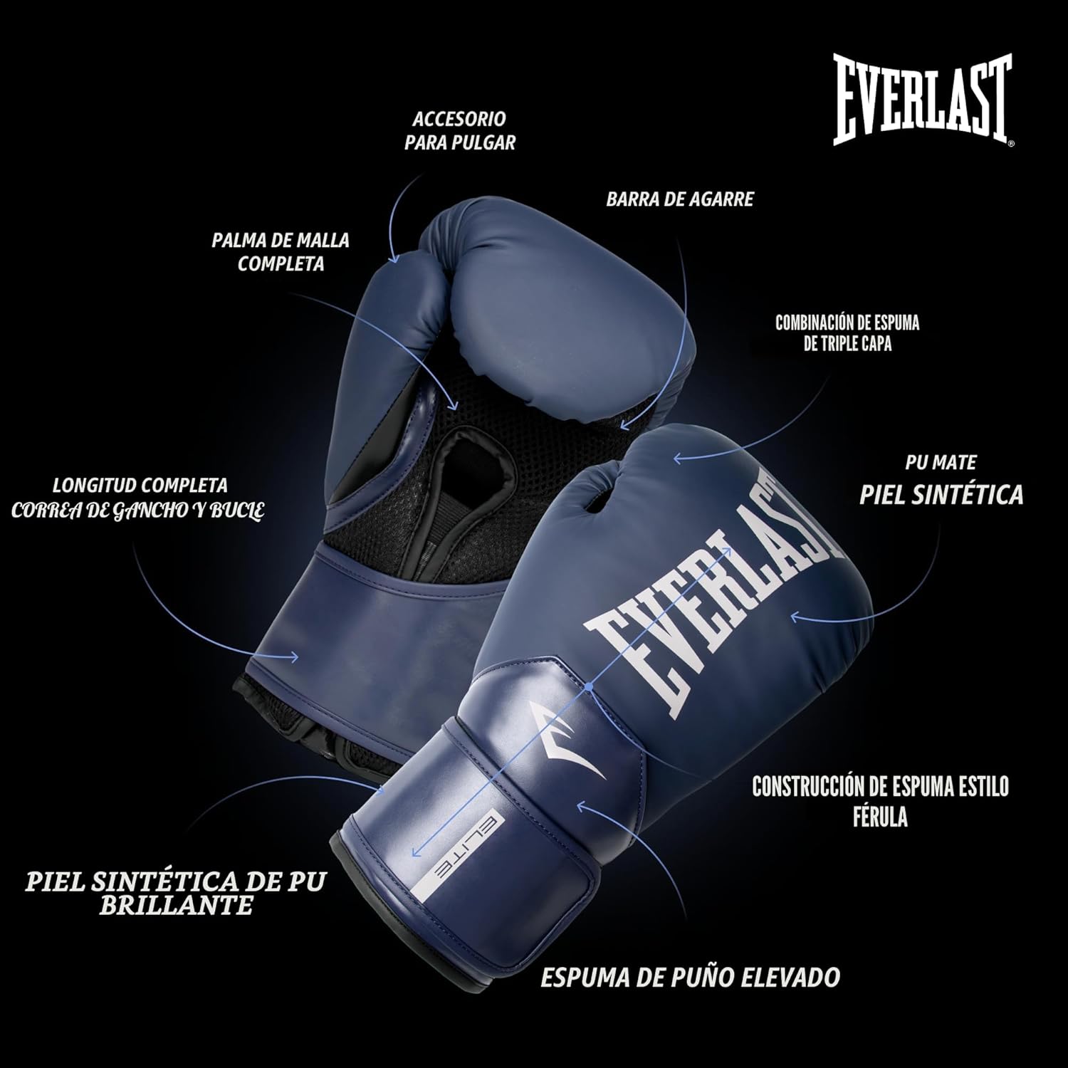 Everlast Guantes de boxeo Elite 2