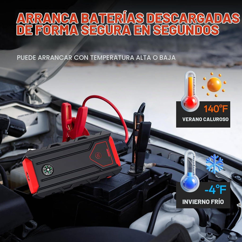 Arrancador de batería para automóvil MT16, paquete de refuerzo de b...