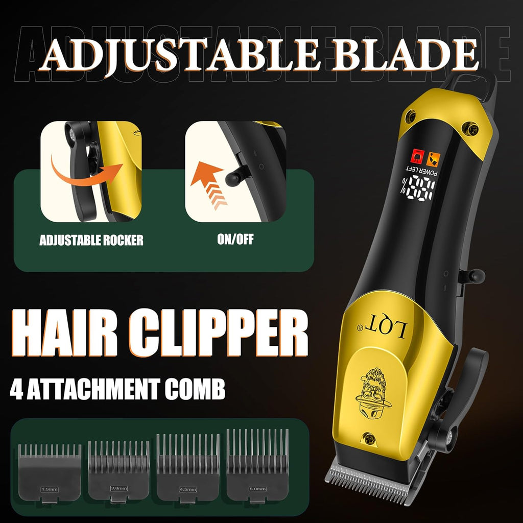 LQT Cortapelos para hombres profesionales, kits y juegos de recorta...