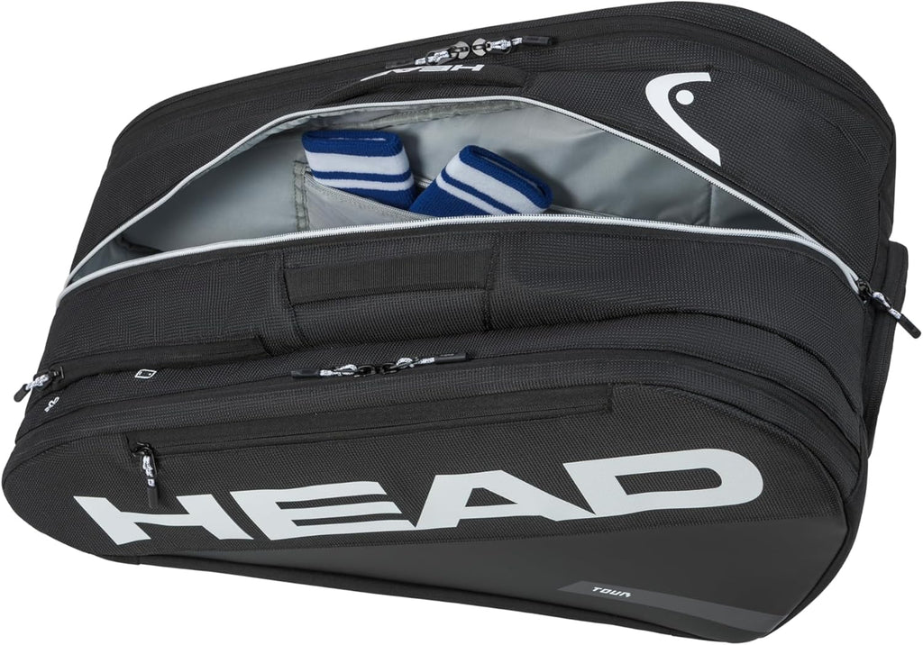 HEAD Tour Padel Bag - Diseño reflectante moderno, almacenamiento de...