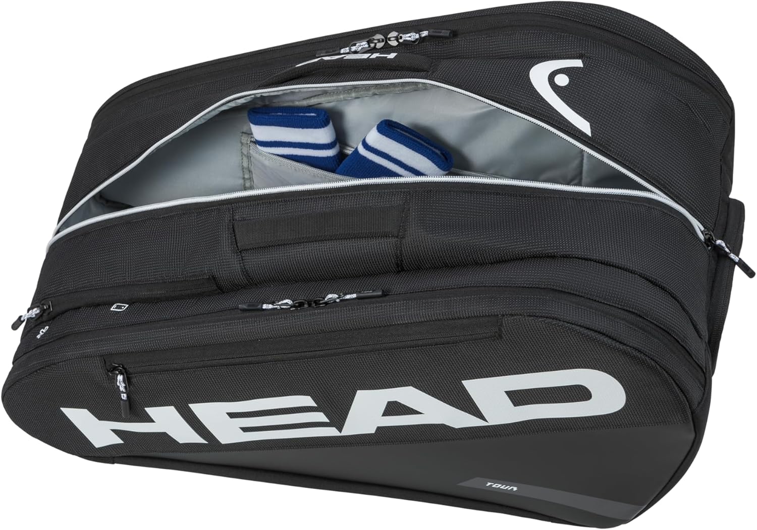 HEAD Tour Padel Bag - Diseño reflectante moderno, almacenamiento de...