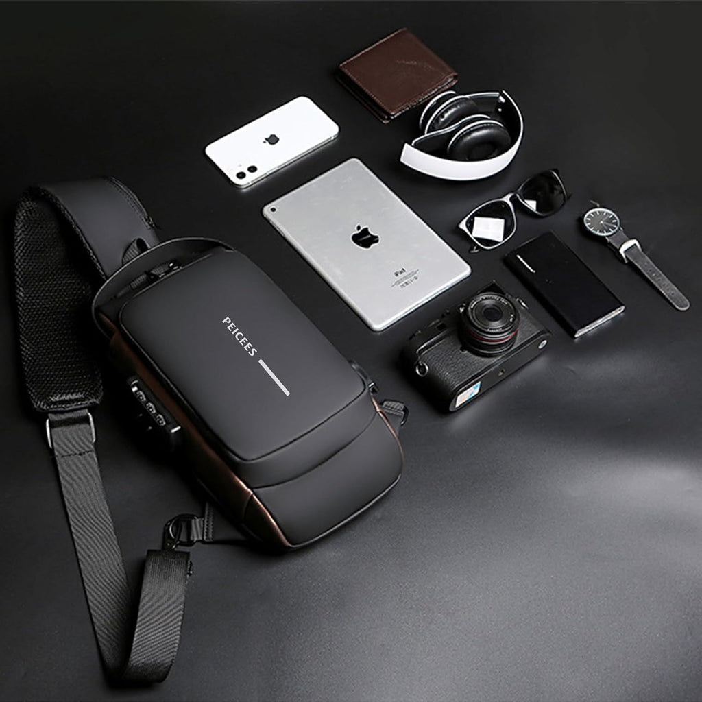Peicees Bolso Cruzado para Hombre Bolsos para Hombre Bolso para Hom...