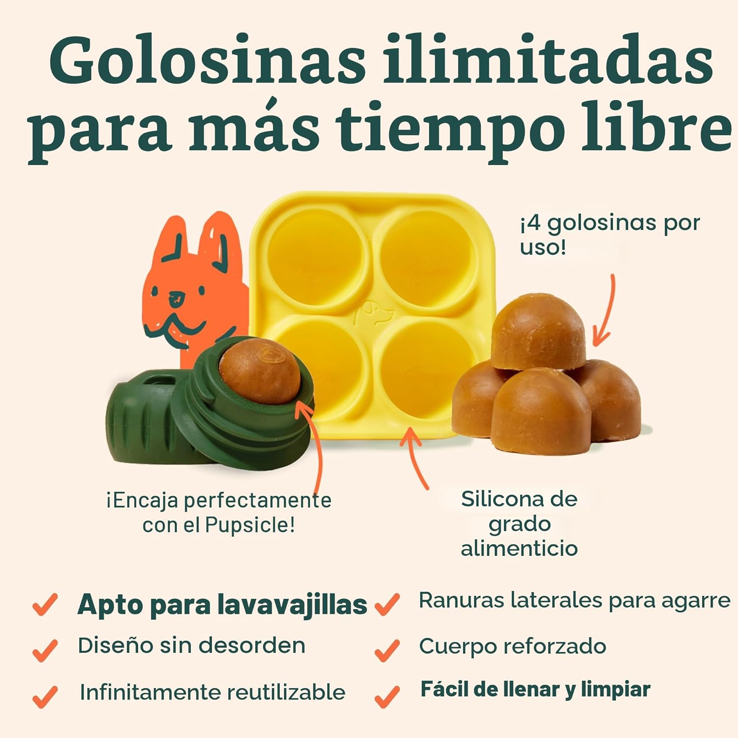 WOOF Pupsicle y Bandeja de Golosinas \u2013 Juguetes interactivos d...
