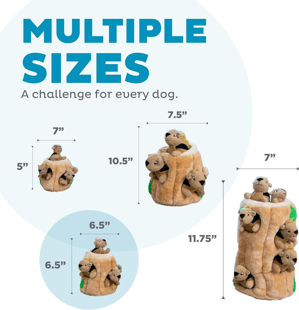 Outward Hound Hide A Squirrel - Juguete de rompecabezas de peluche...