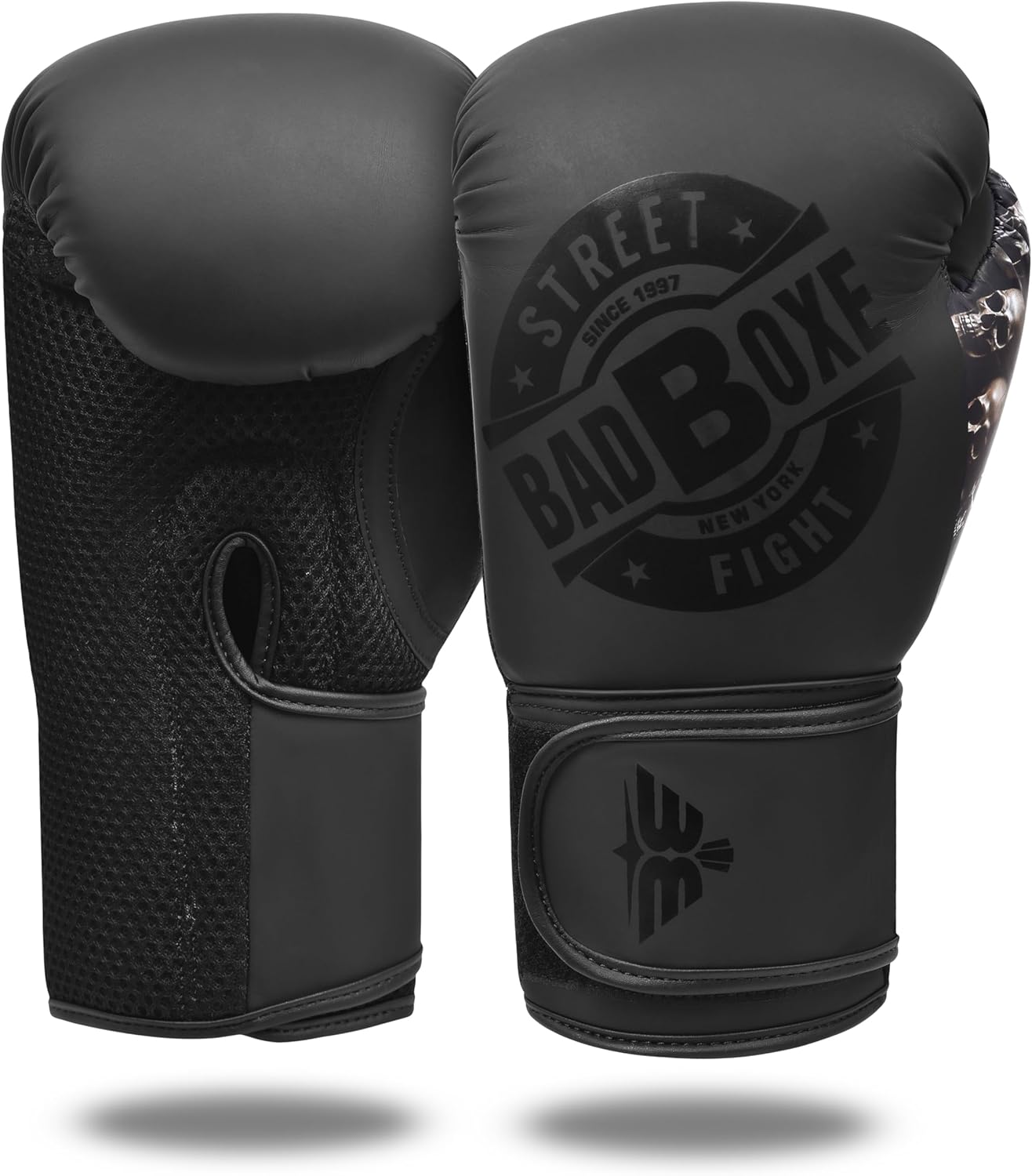 Badboxe Juego de boxeo con envolturas de mano gratis, guantes de MM...