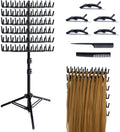 Eastdone Soporte para Trenzado de Cabello con Extensión de Pie, Sop...