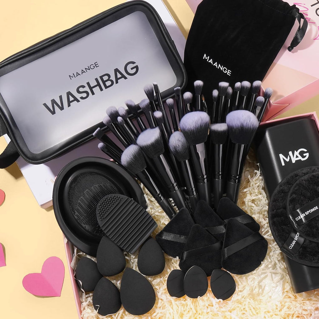 MAANGE Juego de Brochas de Maquillaje de 51 Piezas Profesionales pa...