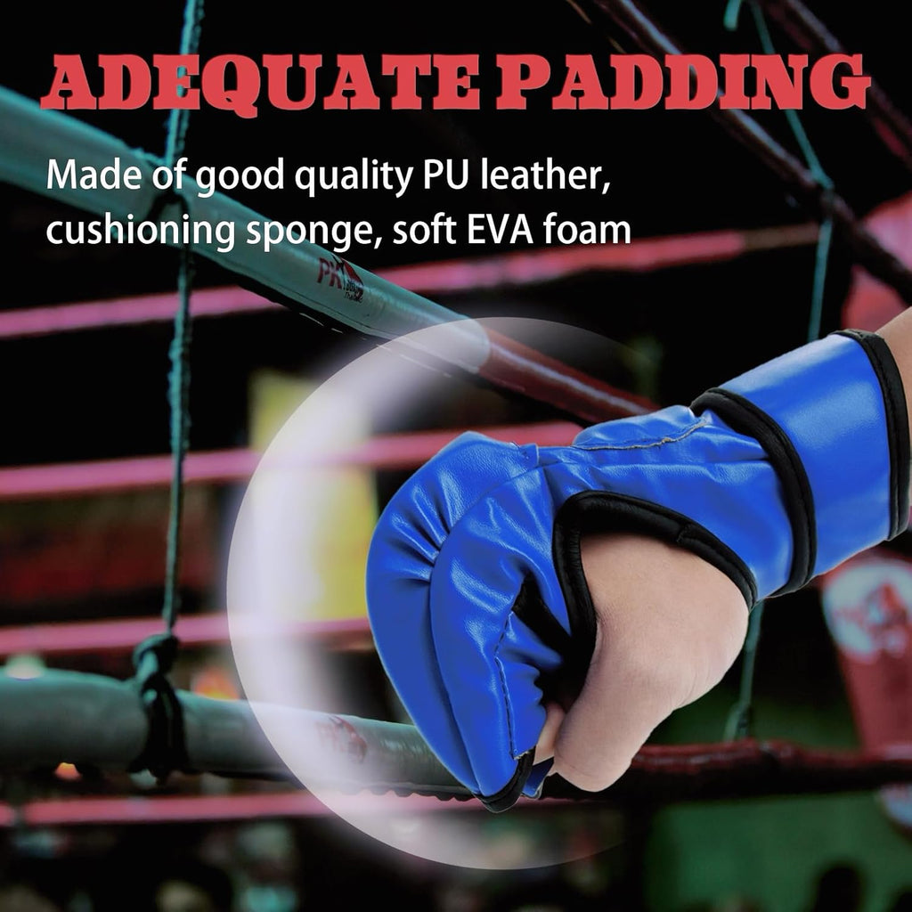 2 pares de guantes de boxeo y kickboxing para hombres y mujeres, pr...