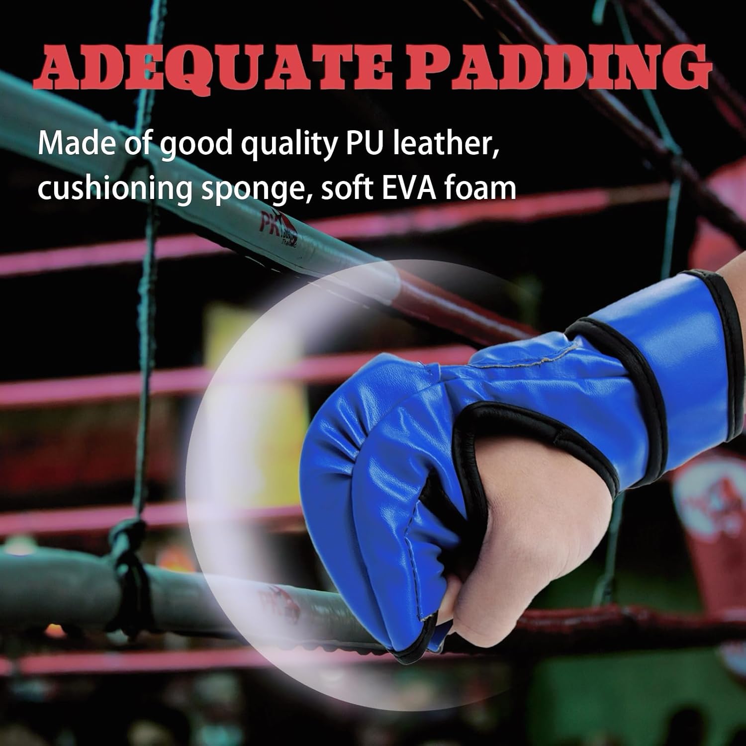 2 pares de guantes de boxeo y kickboxing para hombres y mujeres, pr...