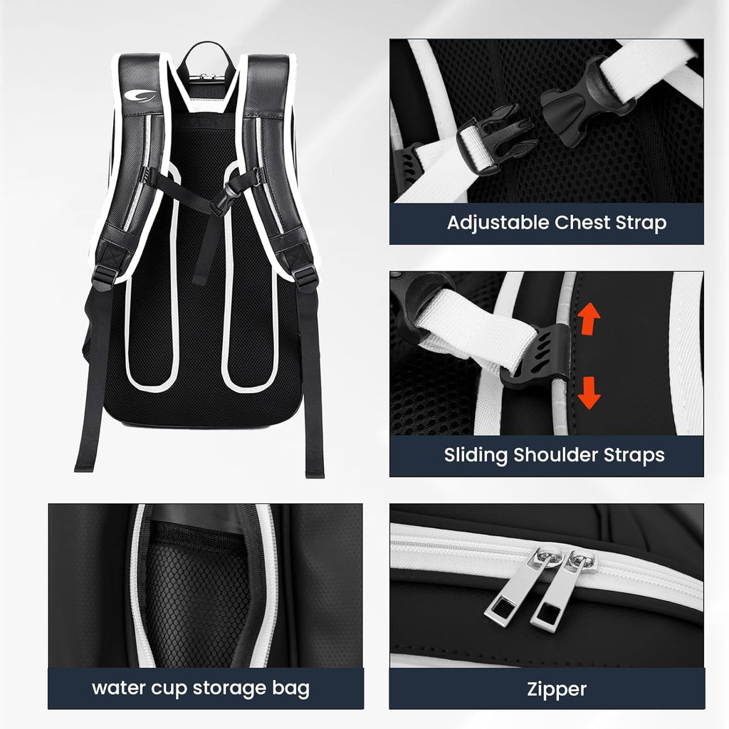 CCGTIOR Bolsa para Raqueta De Tenis Mochila Pickleball Padel con Co...