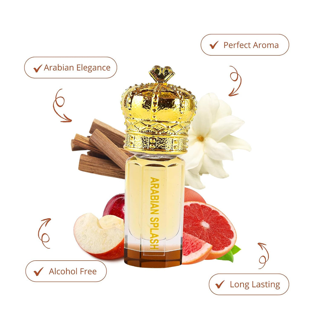 ARABIAN PERFUMES &amp; OILS ARABIAN SPLASH - Aceite de perfume sin...