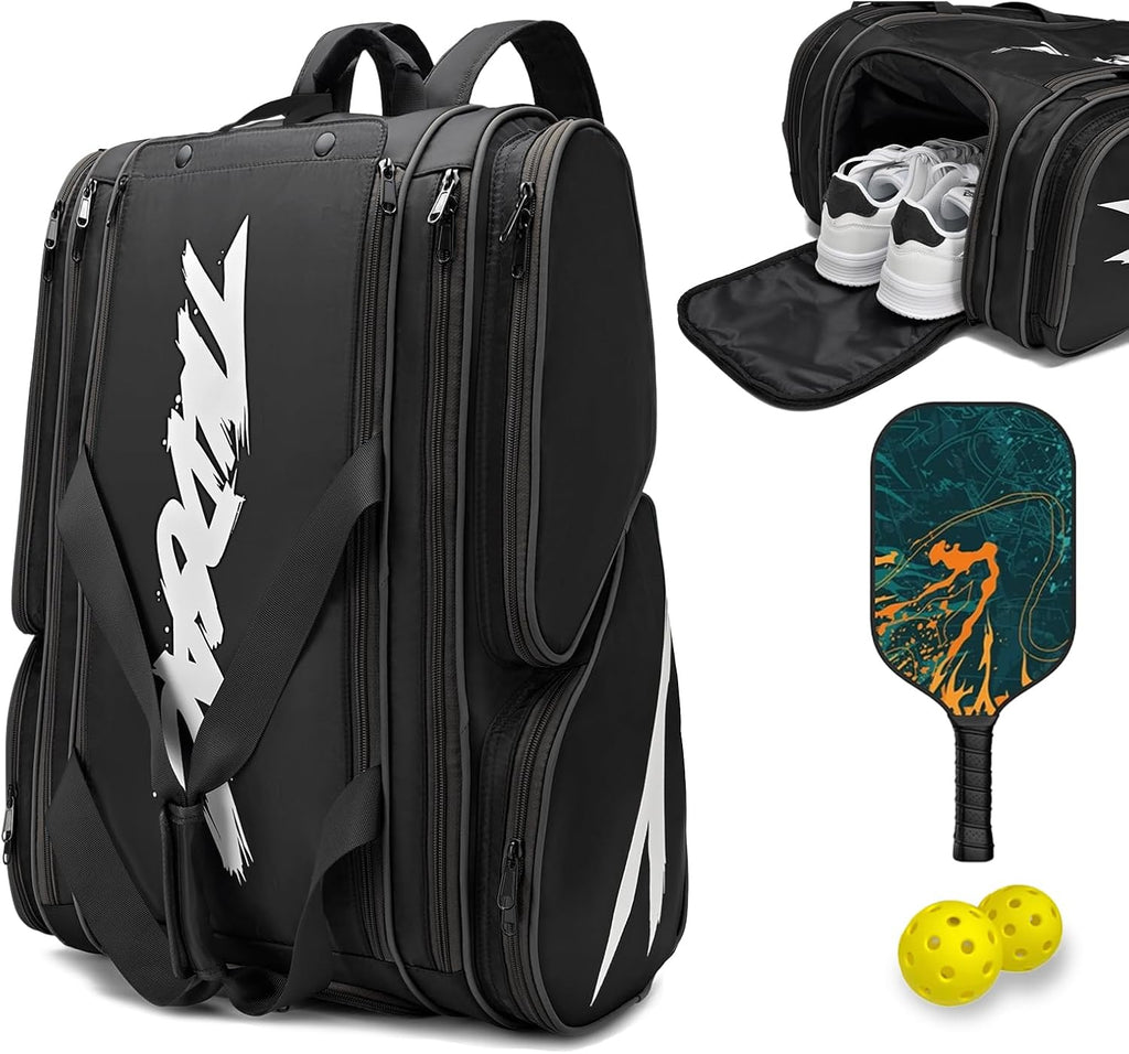 TILDOSAC Bolsa de pickleball \u2013 Bolsa grande de paleta para 4 p...