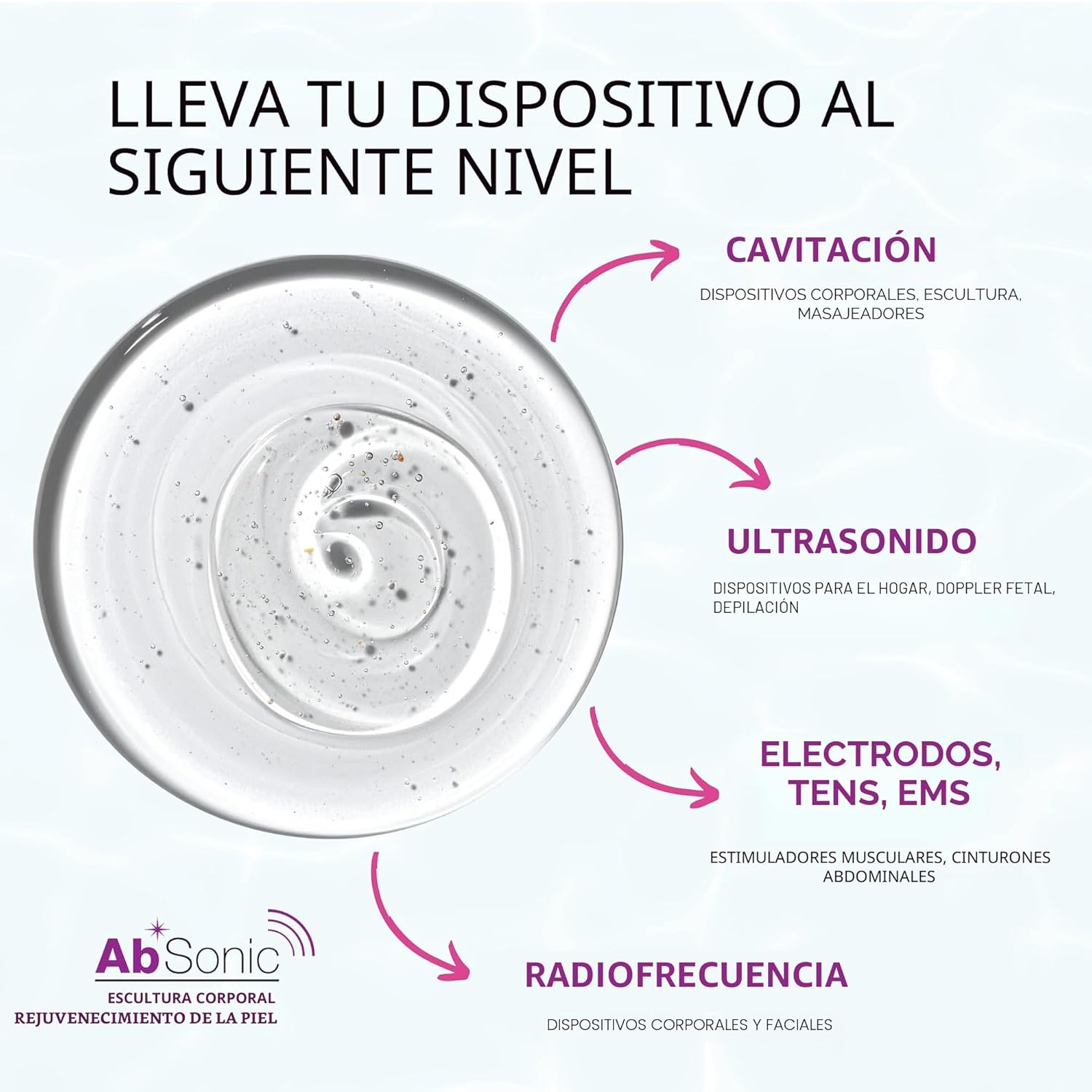Absonic - Gel conductor para estimuladores abdominales, estimulació...