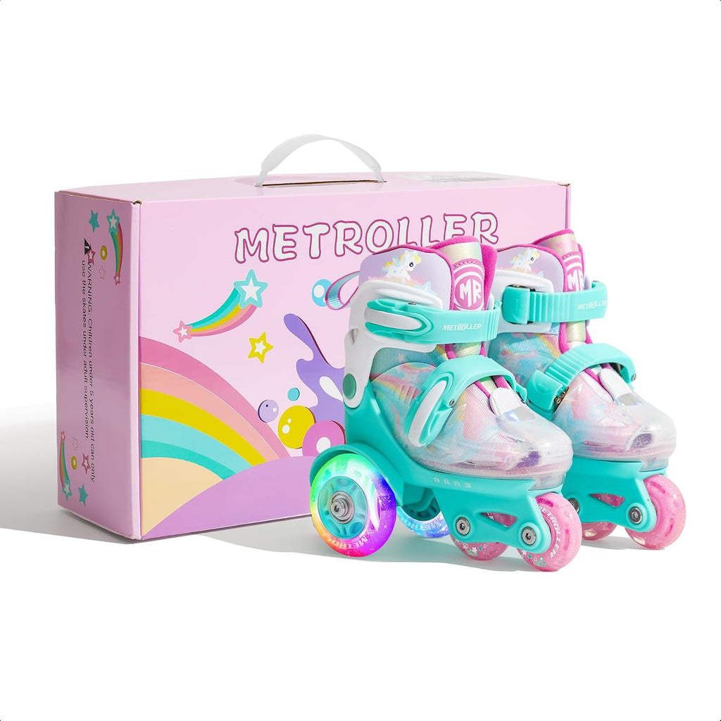 METROLLER Patines de equilibrio con ruedas ajustables para niños pe...