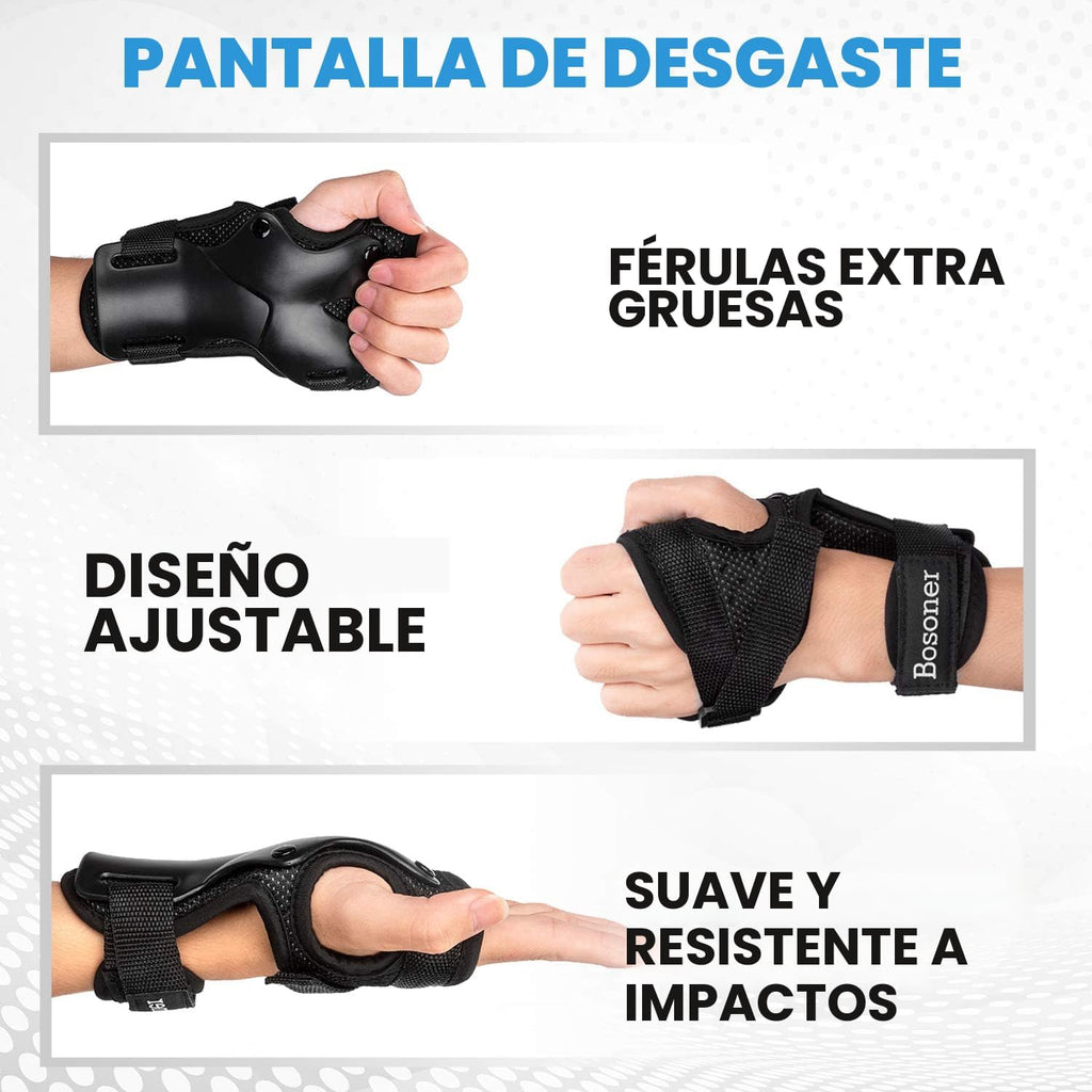 Protección para muñeca, BOSONER Protecciones para muñeca para patin...