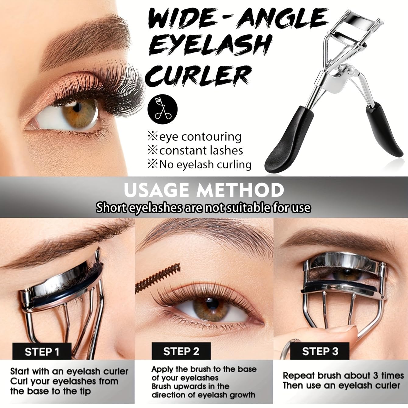 HGHDBT Juego de 65 brochas de maquillaje negro, kit de maquillaje p...