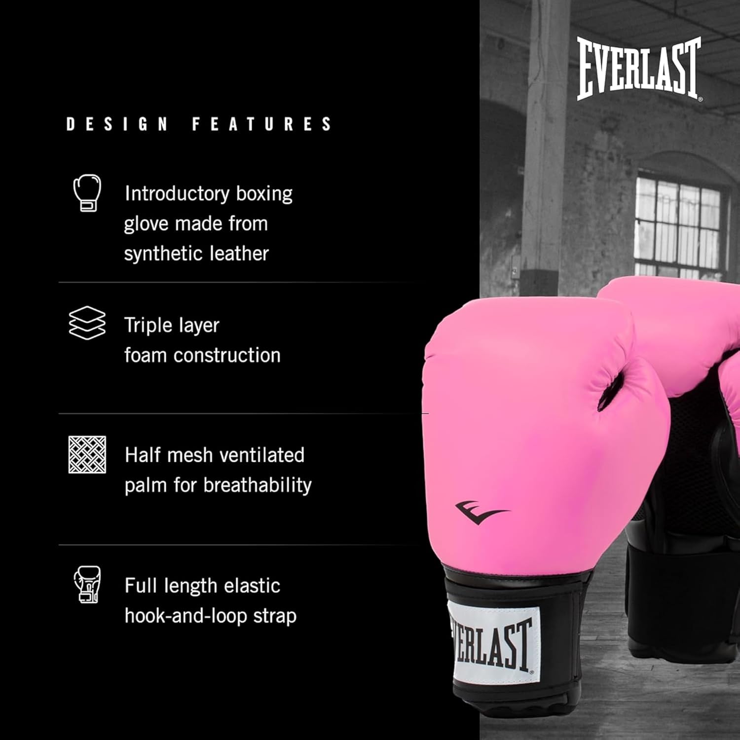 Everlast Prostyle 2 Guantes de boxeo juveniles, guantes de entrenam...