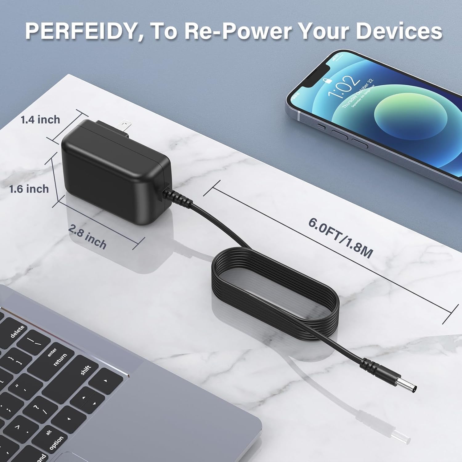 Cable de alimentación de cargador de 26 V para Infinity PR Pro Endu...