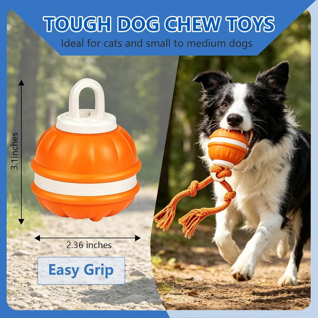 Craynivel Juguetes interactivos para perros, pelota automóvil de 36...