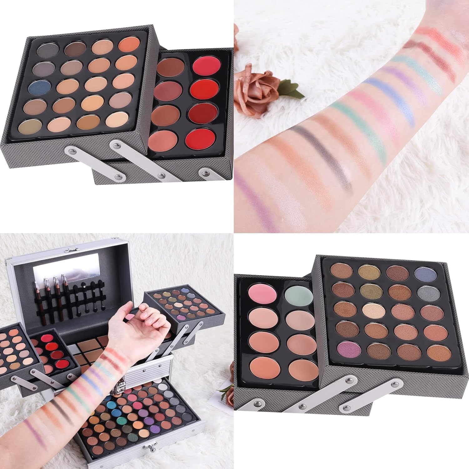 UNIFULL Kit completo de maquillaje de 132 colores todo en uno para...