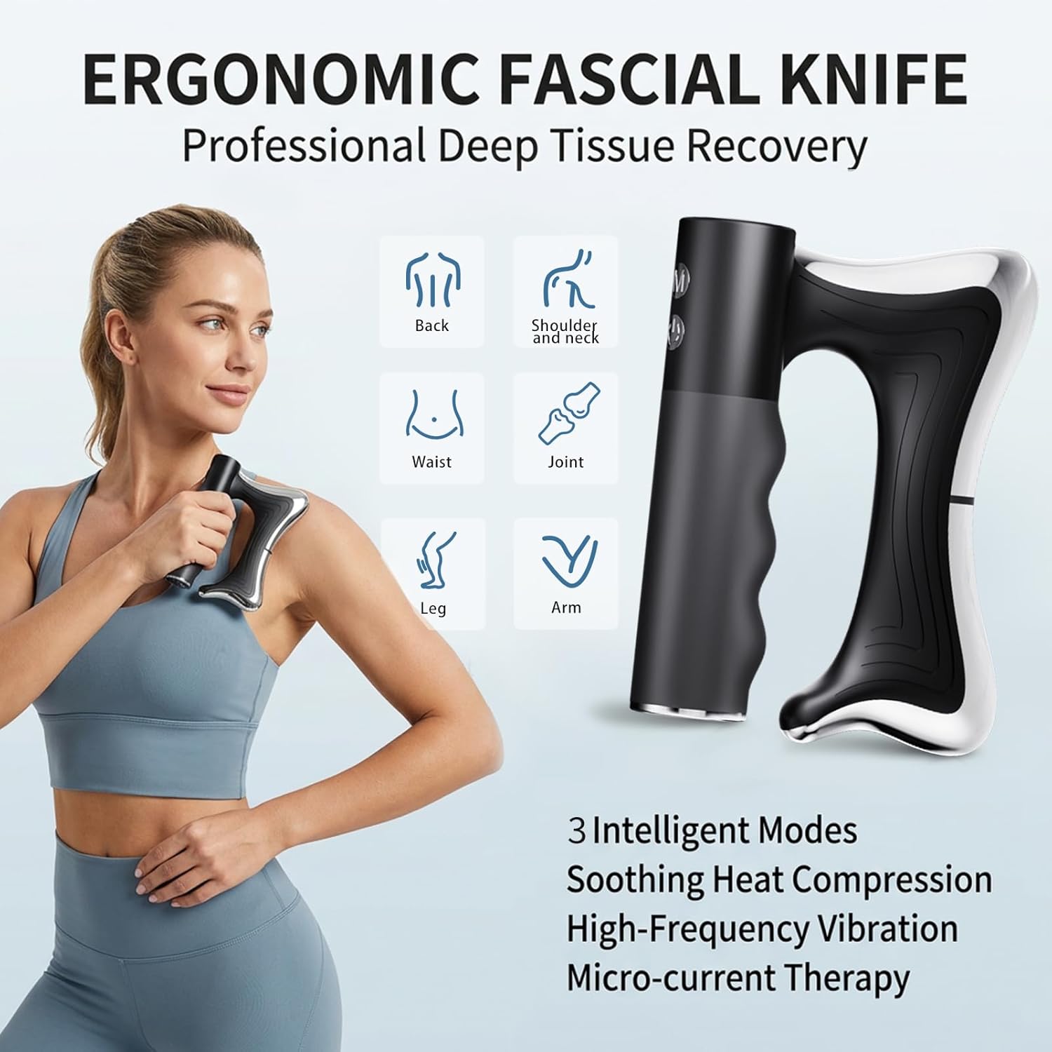 NIFFPD Dispositivo de contorno de cuerpo completo con calor ajustab...