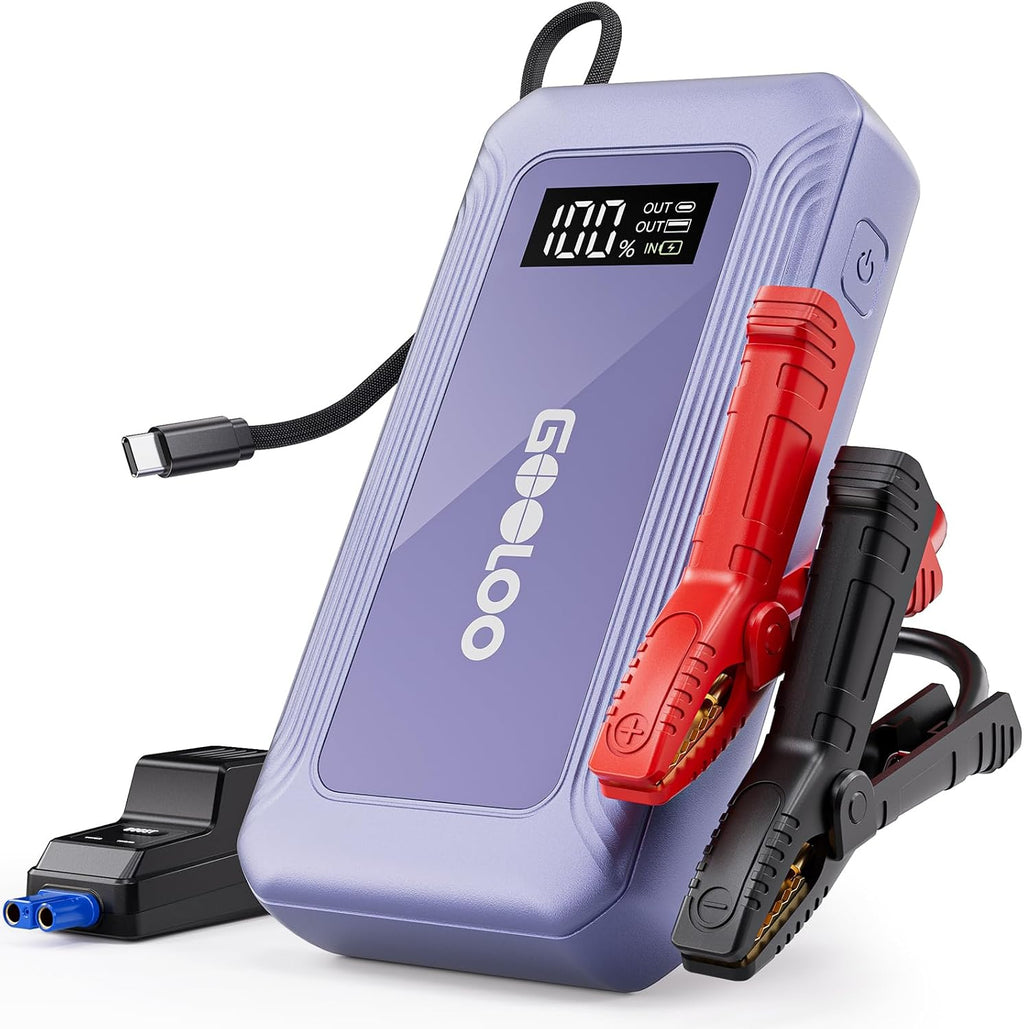 GOOLOO G7 3000A arrancador de auto con cable incorporado, banco de...
