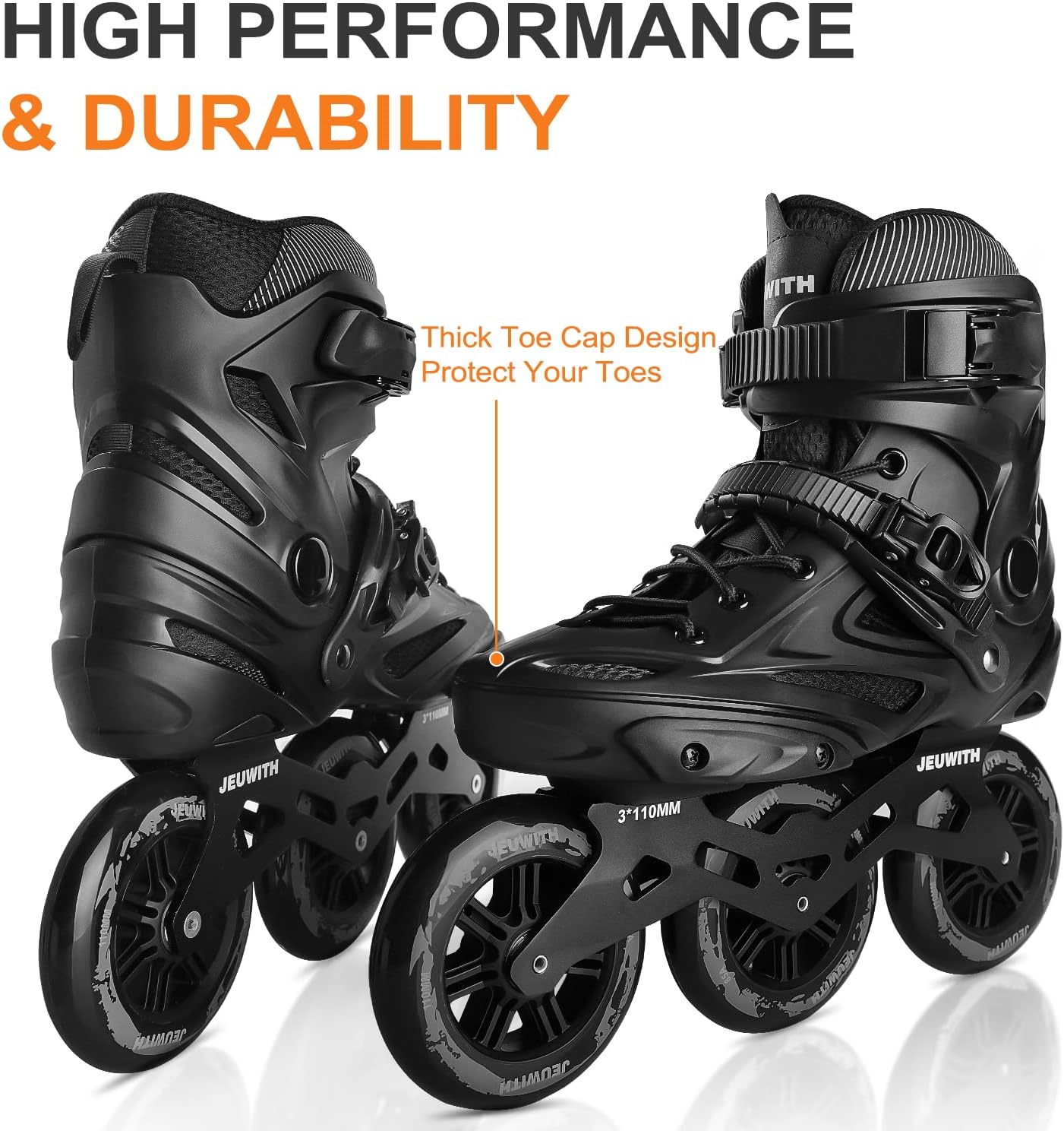 Patines en línea para hombres y mujeres, patines de 3 ruedas para h...