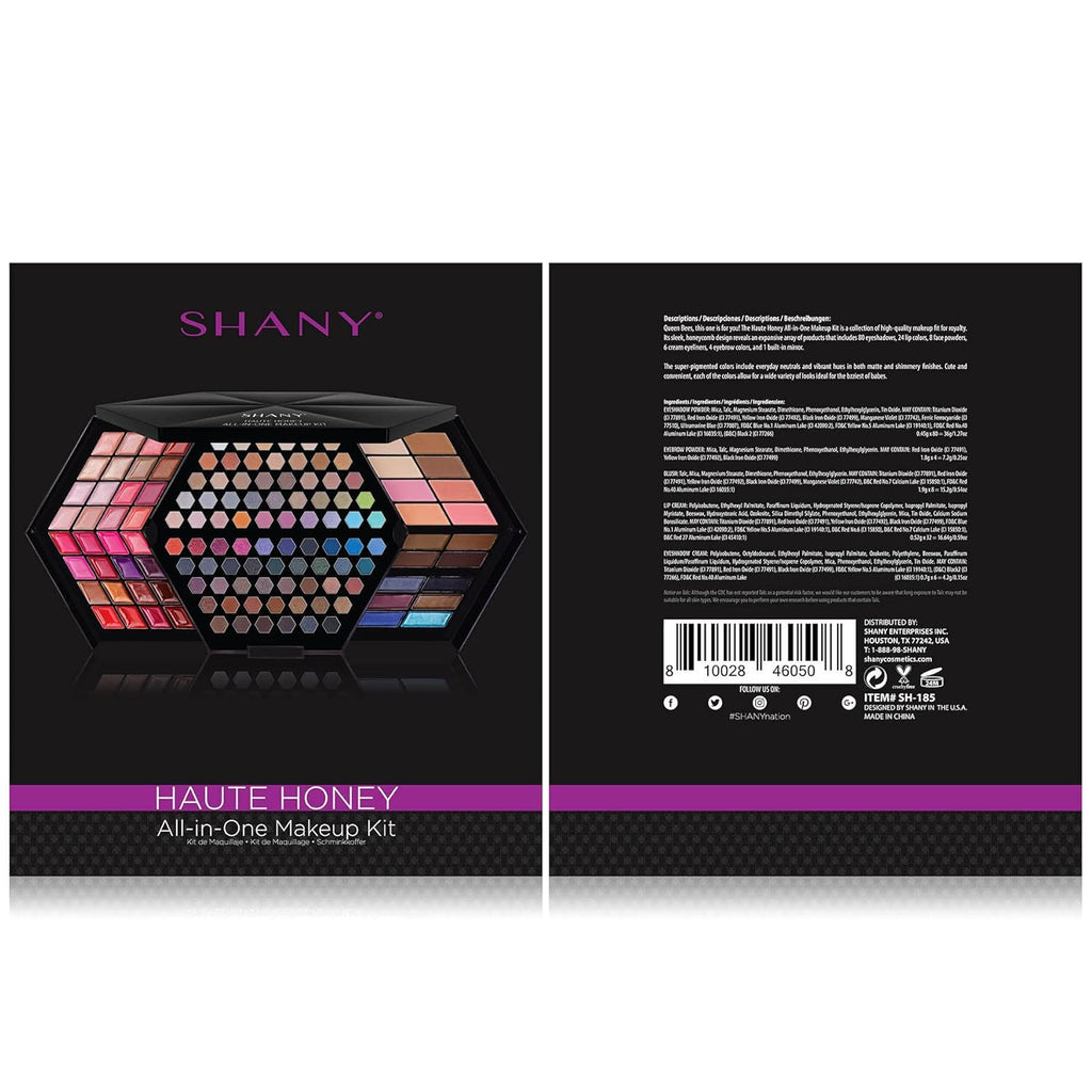 SHANY Haute Honey Juego de Maquillaje - Kit de maquillaje todo en u...