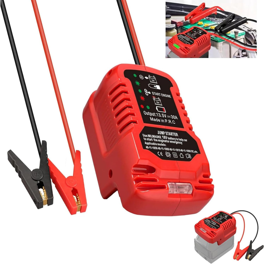 Adaptador de arranque para batería Milwaukee M-18 de 18 V | Cables...