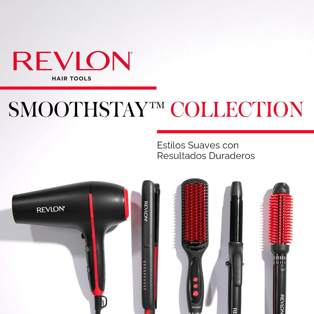 REVLON SmoothStay - Rizador de pelo con infusión de aceite de coco,...