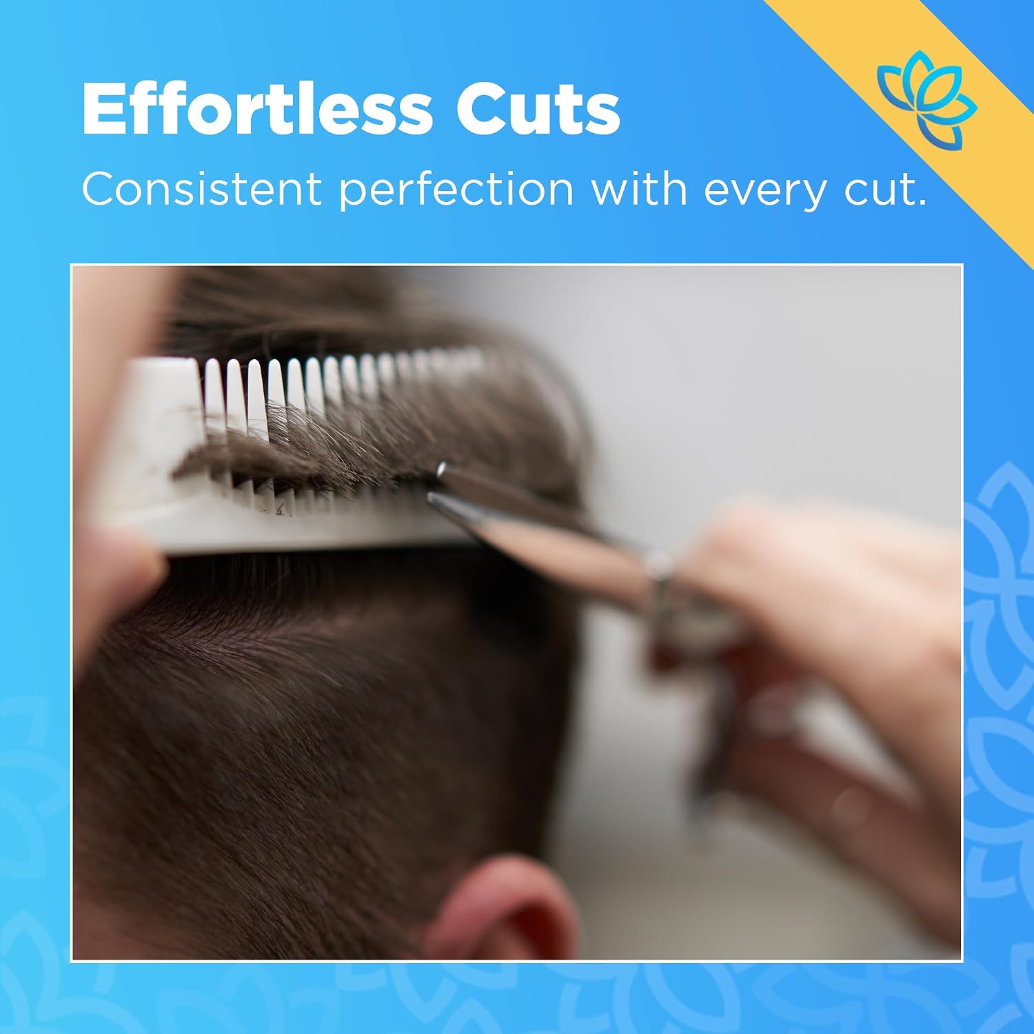 Equinox - Tijeras profesionales para cortar el cabello, longitud to...