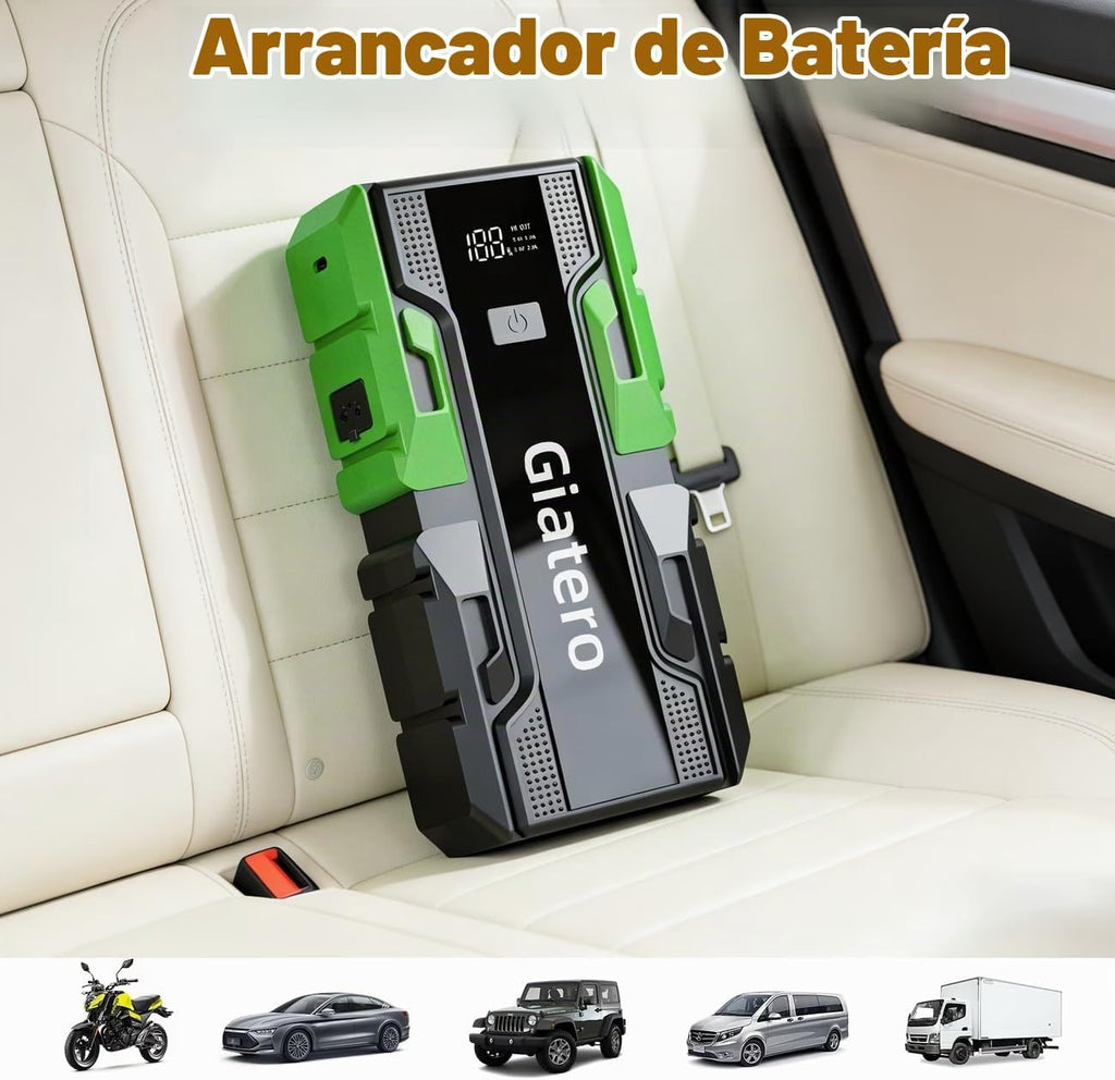 Giatero COCY001 10000A - Arrancador de batería portátil de alta cap...