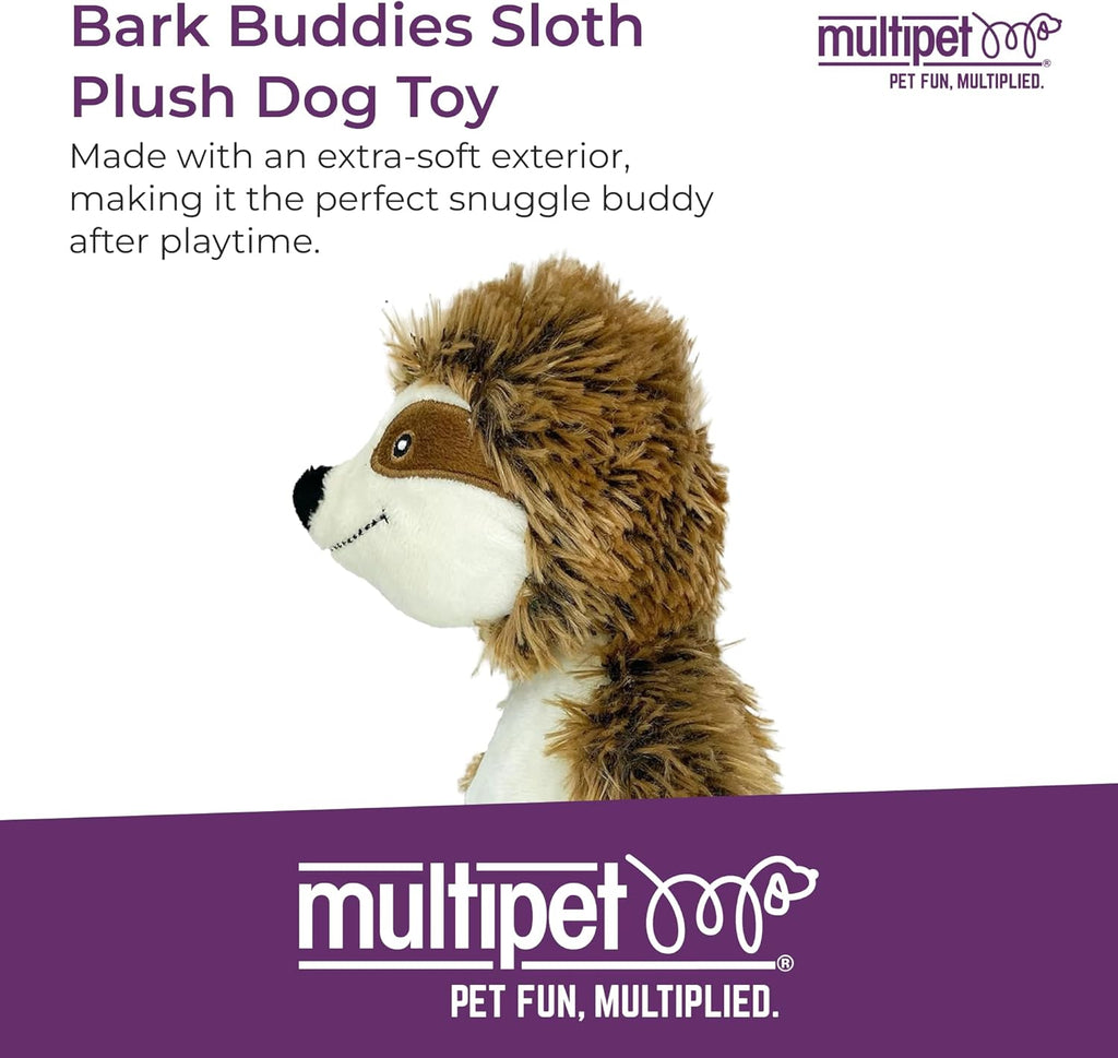 Multipet Bark Buddies Juguete de Peluche de Perezoso para Perros -...