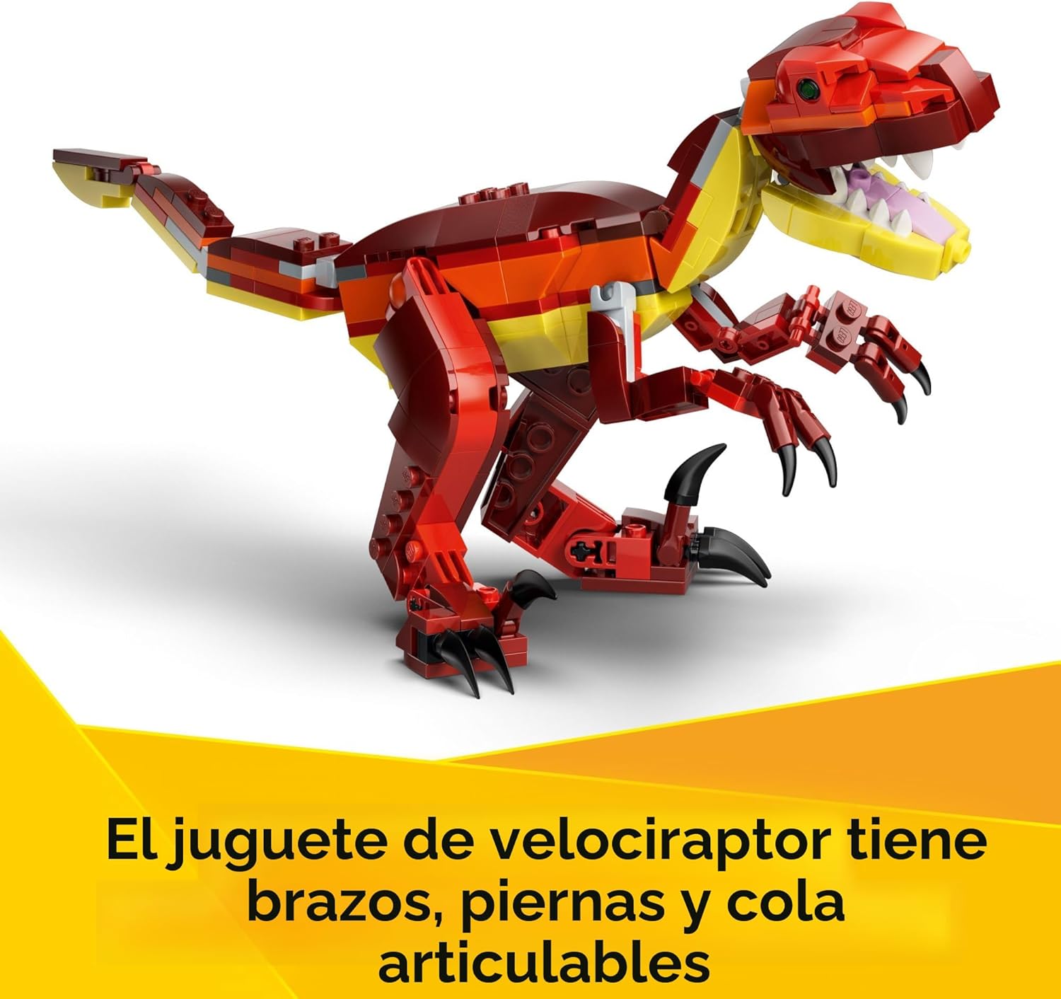 LEGO Creator 3 en 1 - Juguete de construcción de dinosaurios feroce...